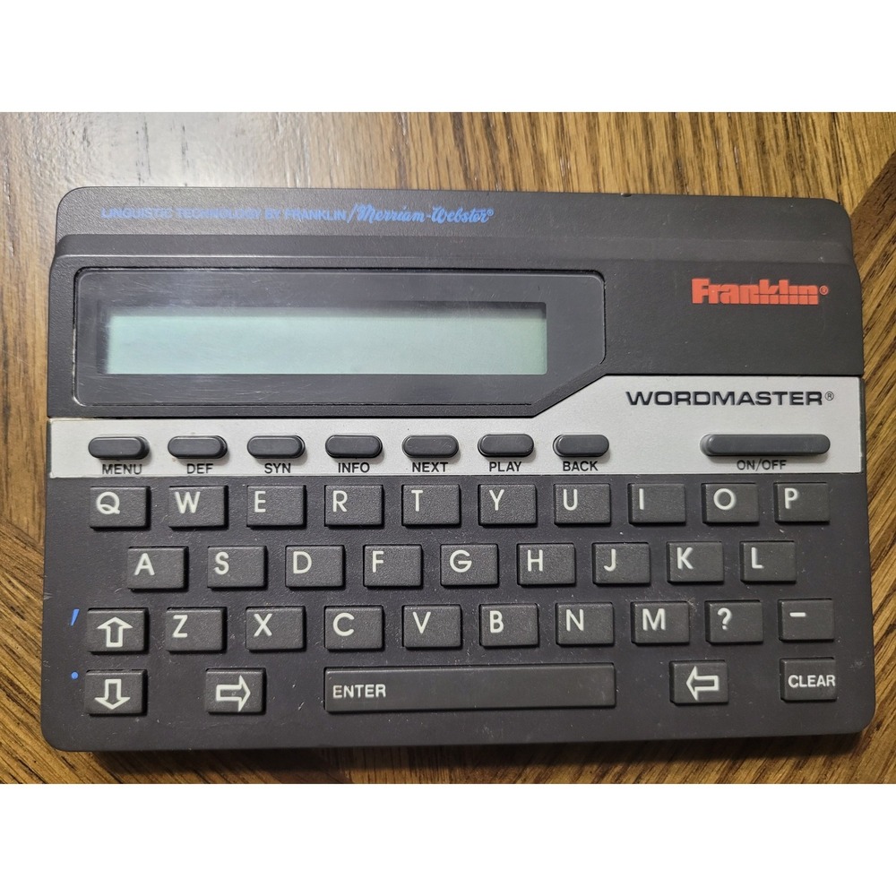 Franklin WordMaster Deluxe‎ Electronic Dictionary and Thesaurus Model WM 105EA